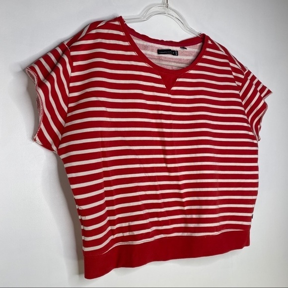 William Rast Red & White Stripe Top - Picture 11 of 11